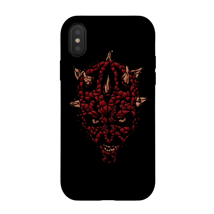 iPhone Xs / X StrongFit SHATTERED EVIL by SKULLPY