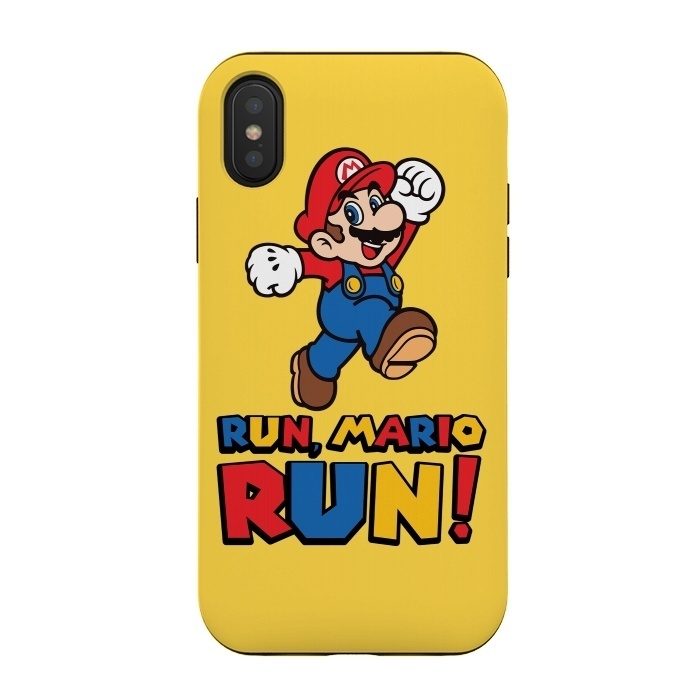iPhone Xs / X StrongFit Run, Mario Run by Alisterny