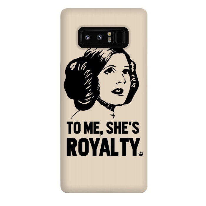 Galaxy Note 8 StrongFit Princess Leia To Me Shes Royalty by Alisterny