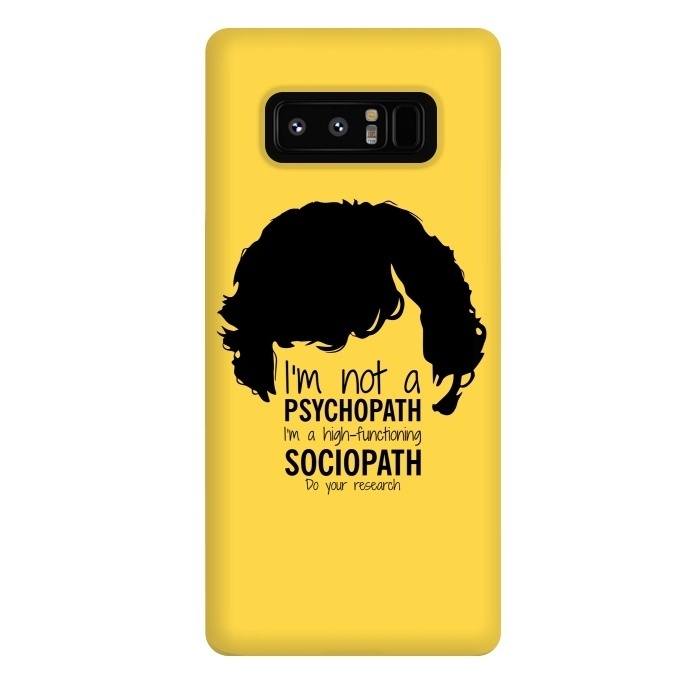 Galaxy Note 8 StrongFit Sherlock Holmes High Functioning Sociopath by Alisterny