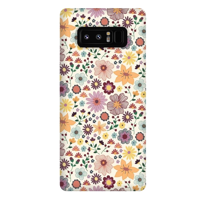 Galaxy Note 8 StrongFit Wild Bloom by TracyLucy Designs