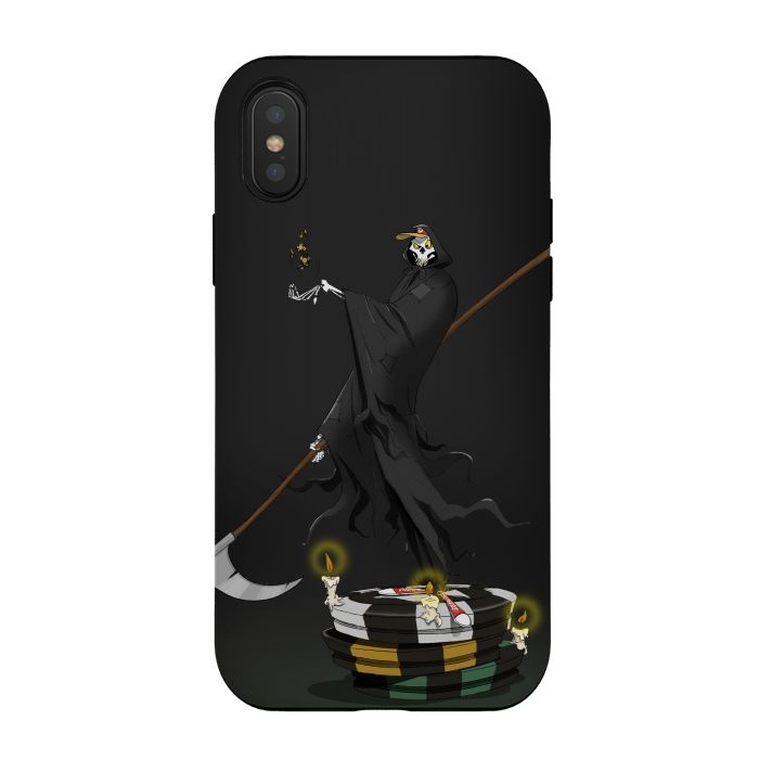 iPhone Xs / X StrongFit Death Poker by Guga Santos