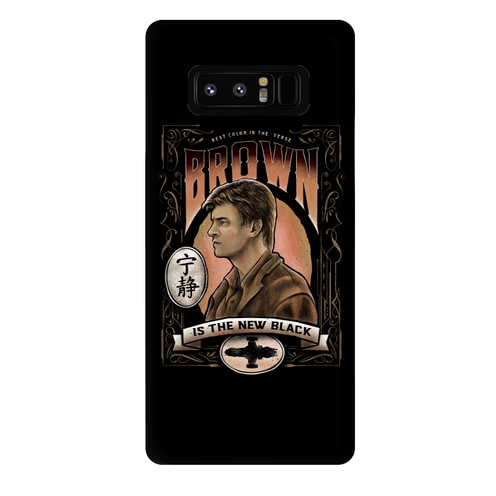 Galaxy Note 8 StrongFit Brown is the new black by Barrett Biggers