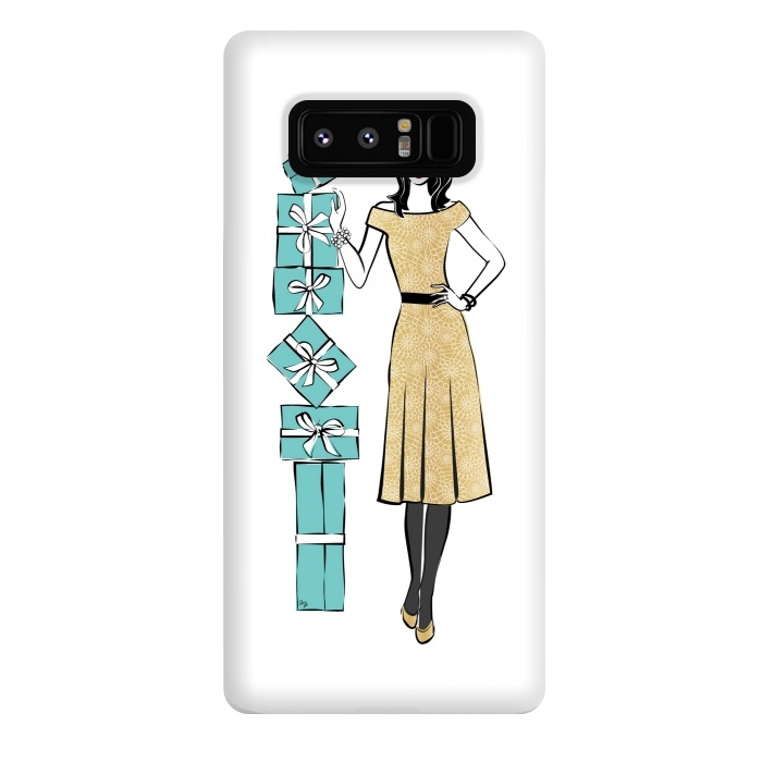 Galaxy Note 8 StrongFit Attractive young Woman with gifts by Martina