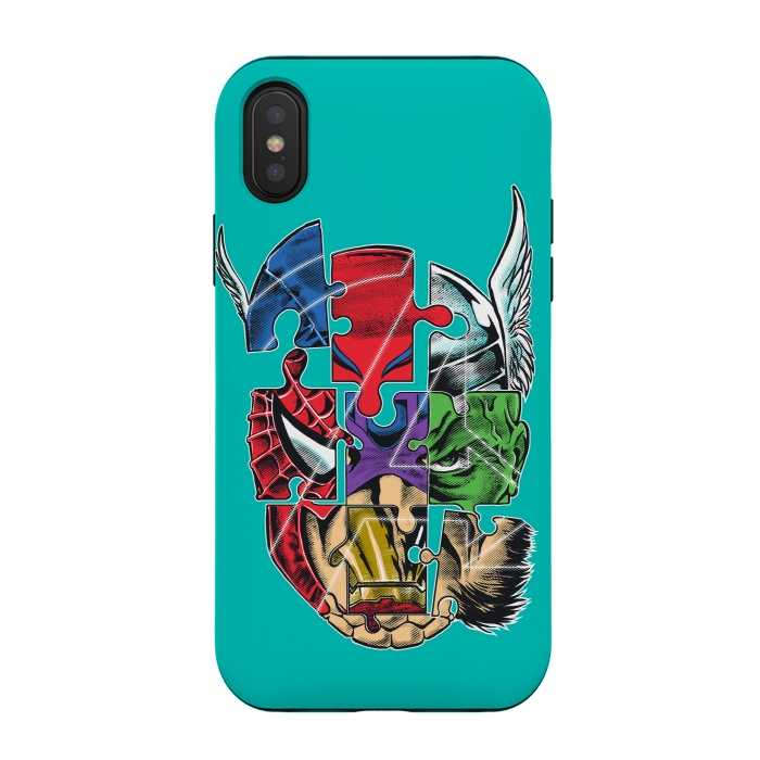 iPhone Xs / X StrongFit Almighty Avenger by Branko Ricov
