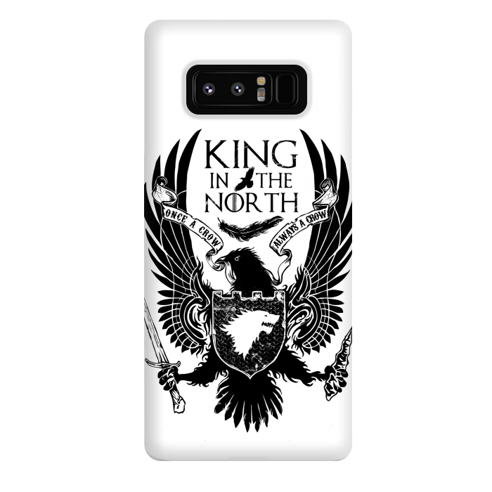 Galaxy Note 8 StrongFit Crow in the North by Branko Ricov