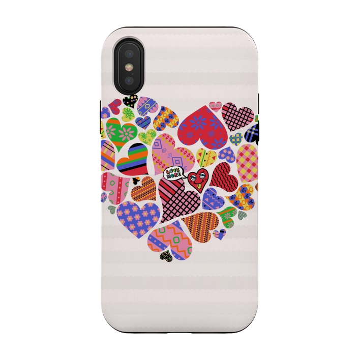 iPhone Xs / X StrongFit LOVE ME NOT by Michael Cheung