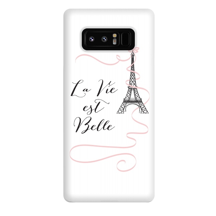 Galaxy Note 8 StrongFit Eiffel Tower Quote by Martina