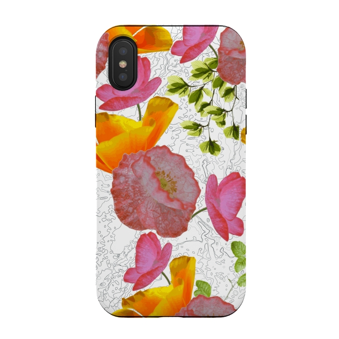 iPhone Xs / X StrongFit New Flowers by Zala Farah