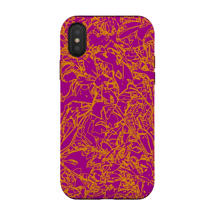 iPhone Xs / X StrongFit Exotic Jungle by Zala Farah