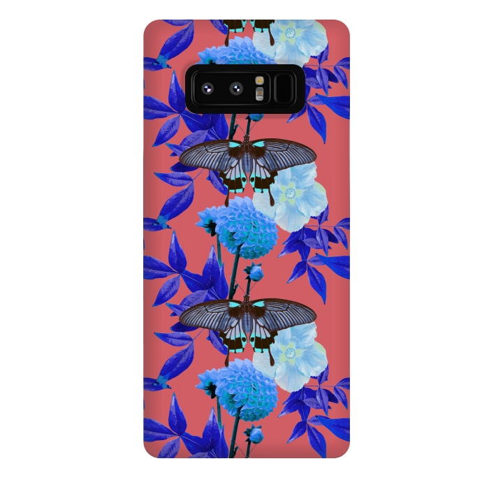 Galaxy Note 8 StrongFit Butterfly Garden by Zala Farah