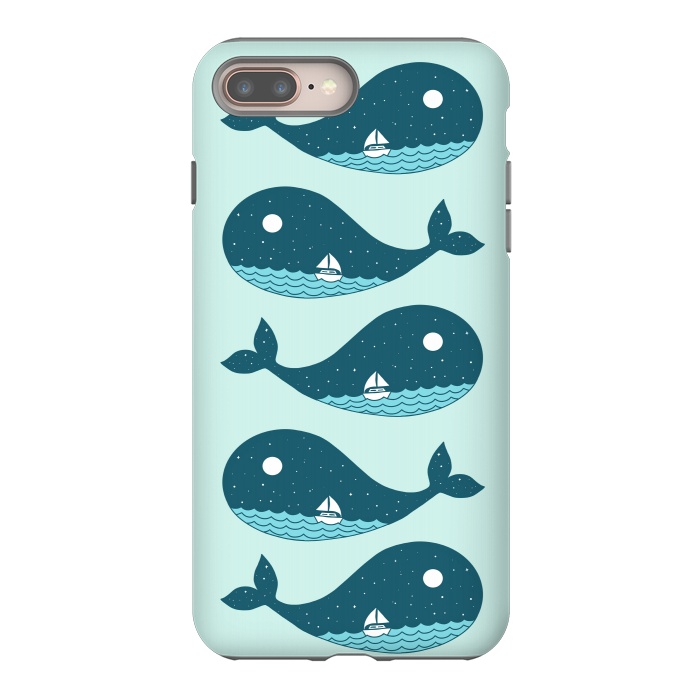 iPhone 7 plus StrongFit Whale Landscape 2 by Coffee Man