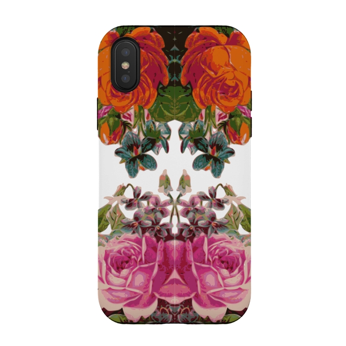 iPhone Xs / X StrongFit Flora Pattern by Zala Farah