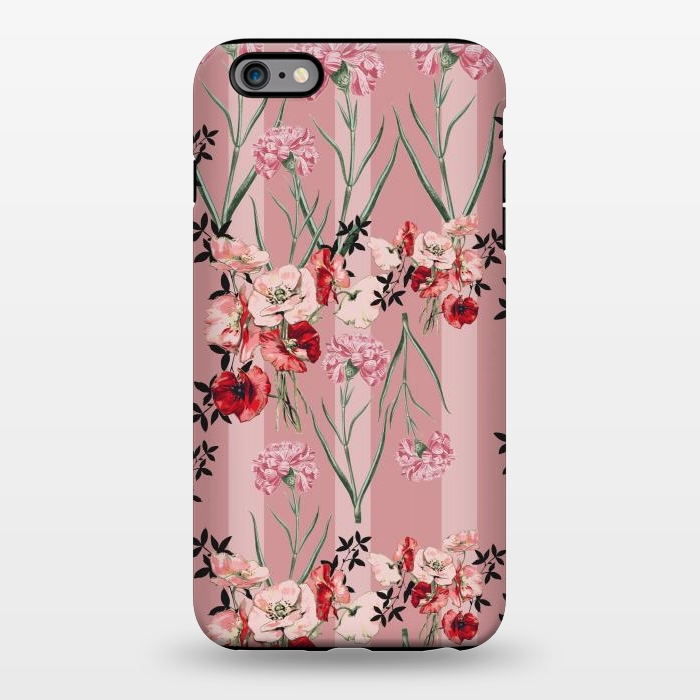 iPhone 6/6s plus StrongFit Floral Love X (Red) by Zala Farah