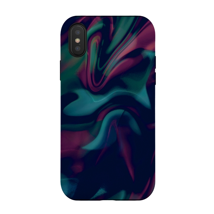 iPhone Xs / X StrongFit Liquid Color by CatJello