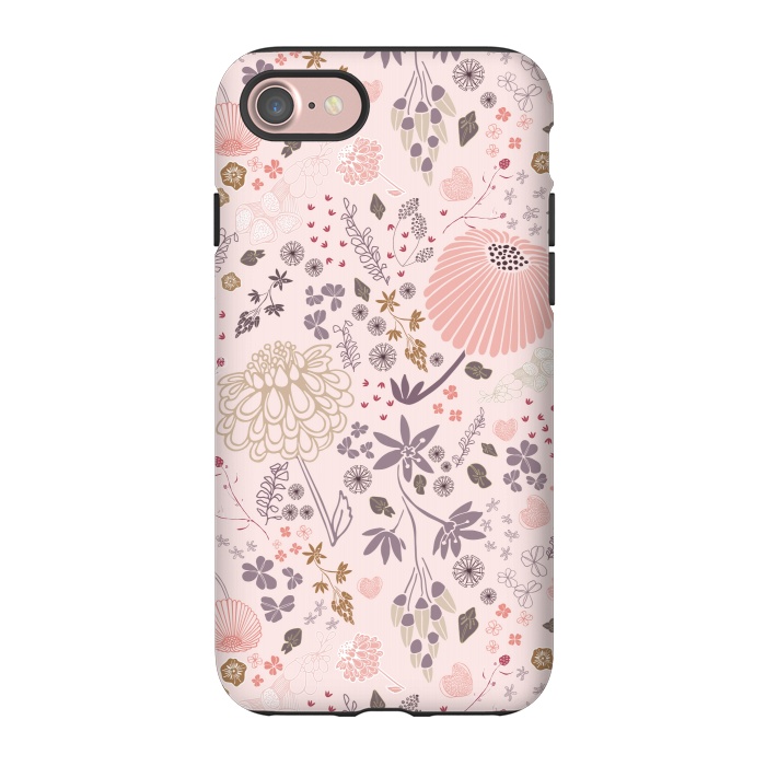 iPhone 7 StrongFit Field of Flowers by Paula Ohreen