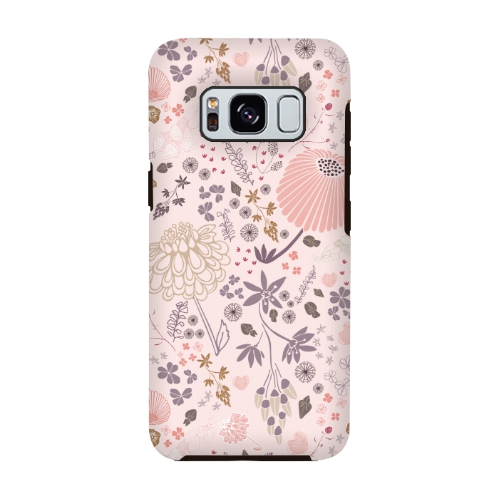 Galaxy S8 StrongFit Field of Flowers by Paula Ohreen