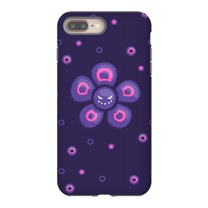 iPhone 7 plus StrongFit Purple Evil Flower by Boriana Giormova