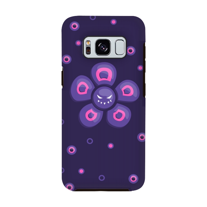 Galaxy S8 StrongFit Purple Evil Flower by Boriana Giormova