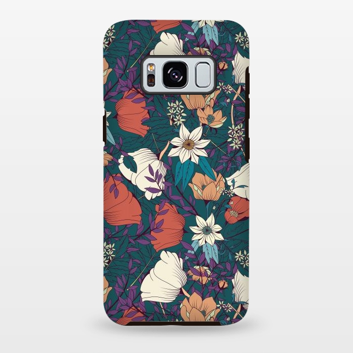 Galaxy S8 plus StrongFit Botanical pattern 008 by Jelena Obradovic