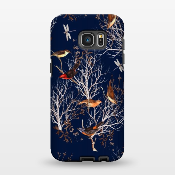 Galaxy S7 EDGE StrongFit Bird Garden by Burcu Korkmazyurek
