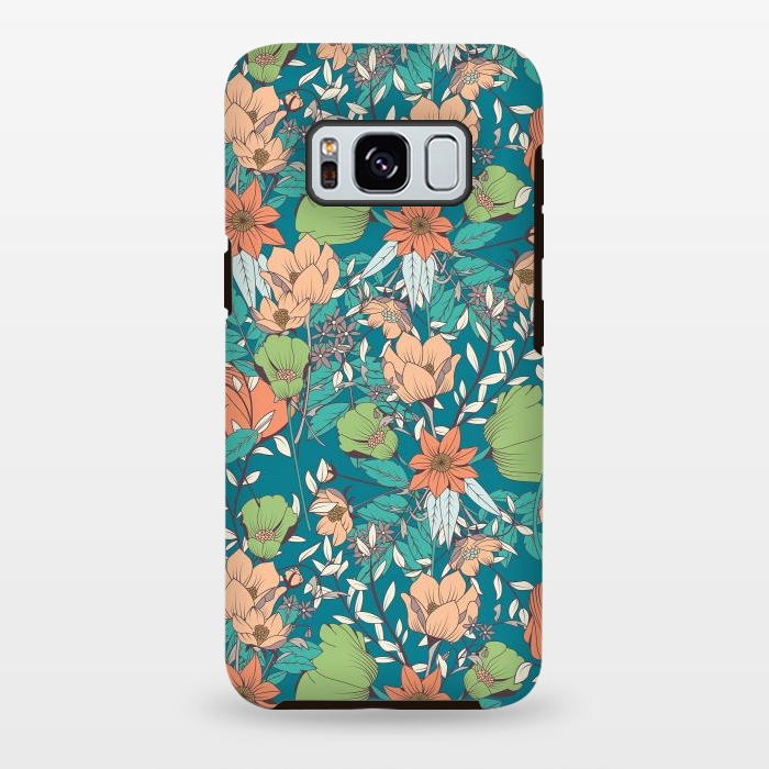 Galaxy S8 plus StrongFit Botanical Pattern 012 by Jelena Obradovic