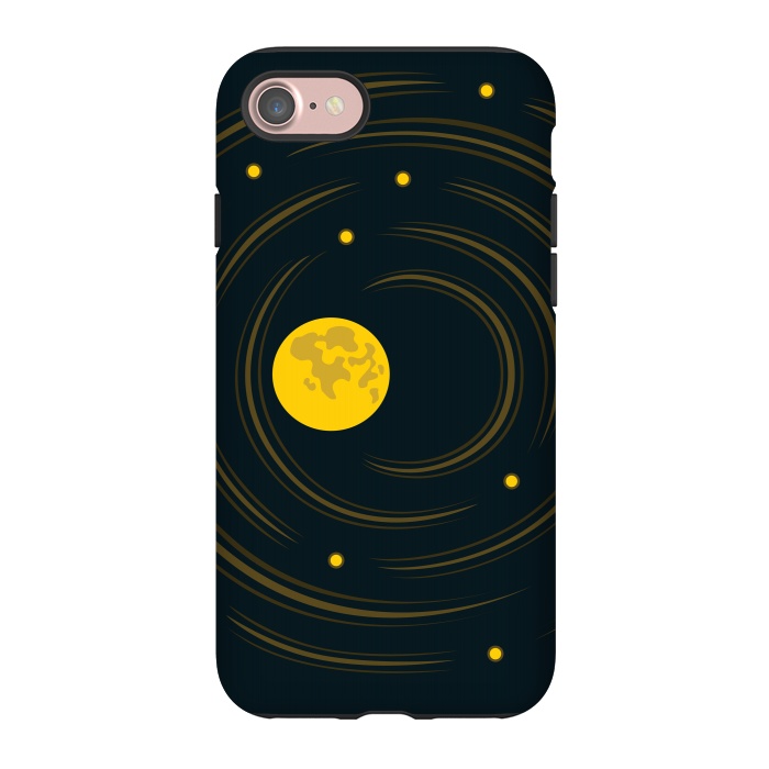 iPhone 7 StrongFit Geek Abstract Stars And Moon by Boriana Giormova