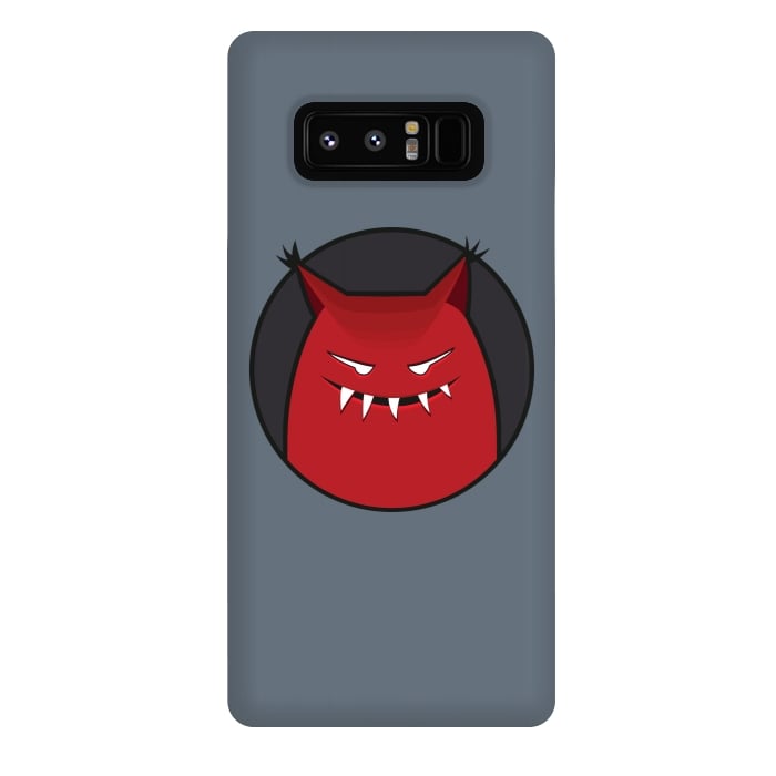 Galaxy Note 8 StrongFit Red Evil Monster With Pointy Ears by Boriana Giormova