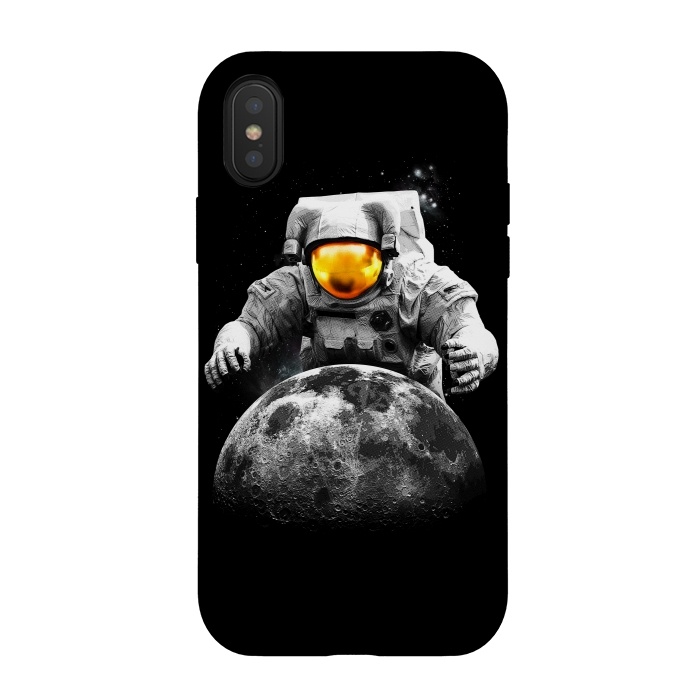 iPhone Xs / X StrongFit The conquest of the moon by Mitxel Gonzalez