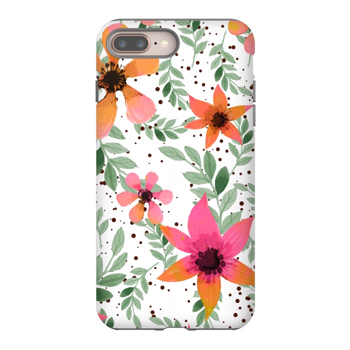 iPhone 7 plus StrongFit Autumn Flora by Uma Prabhakar Gokhale