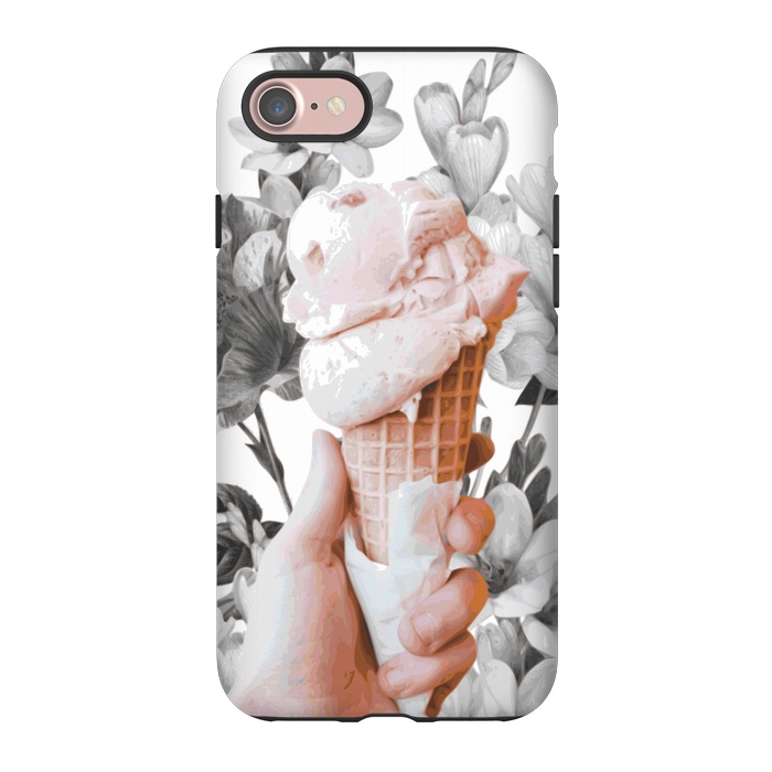 iPhone 7 StrongFit Floral Ice-Cream by Zala Farah