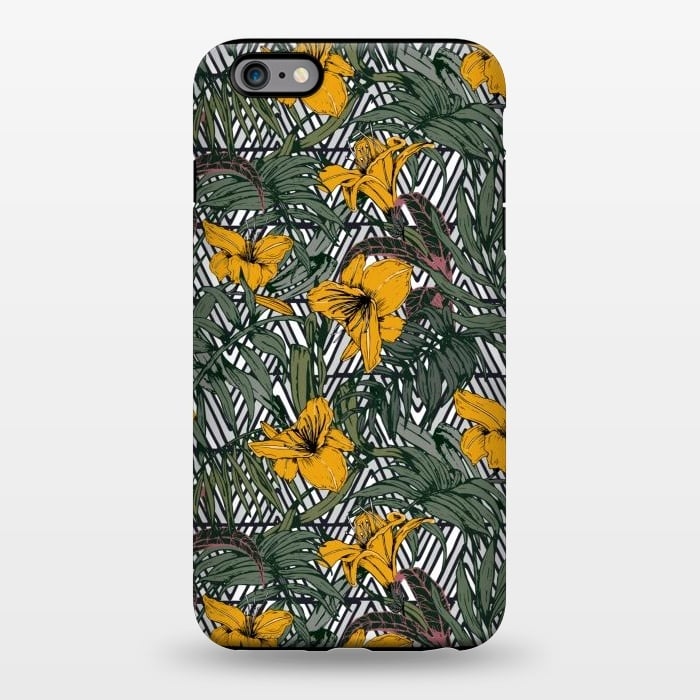 iPhone 6/6s plus StrongFit Tribal tropical bloom by Mmartabc