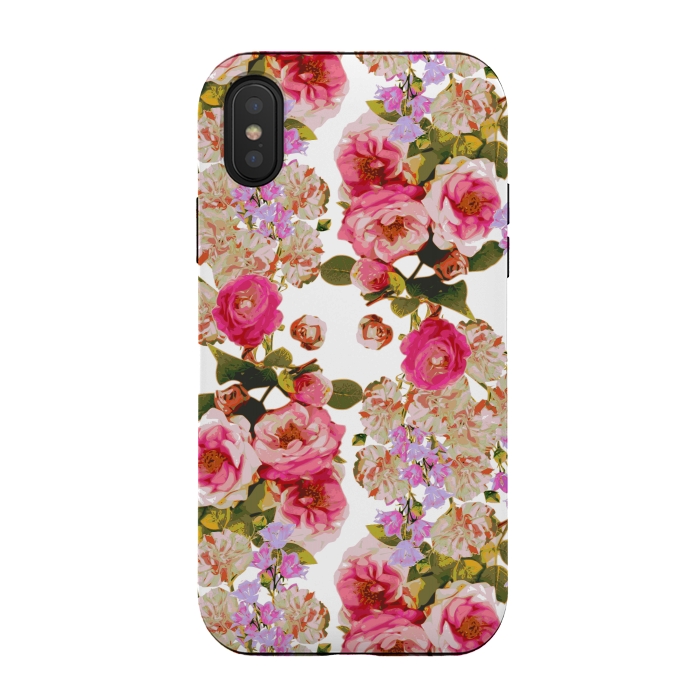 iPhone Xs / X StrongFit Floral Friends by Zala Farah