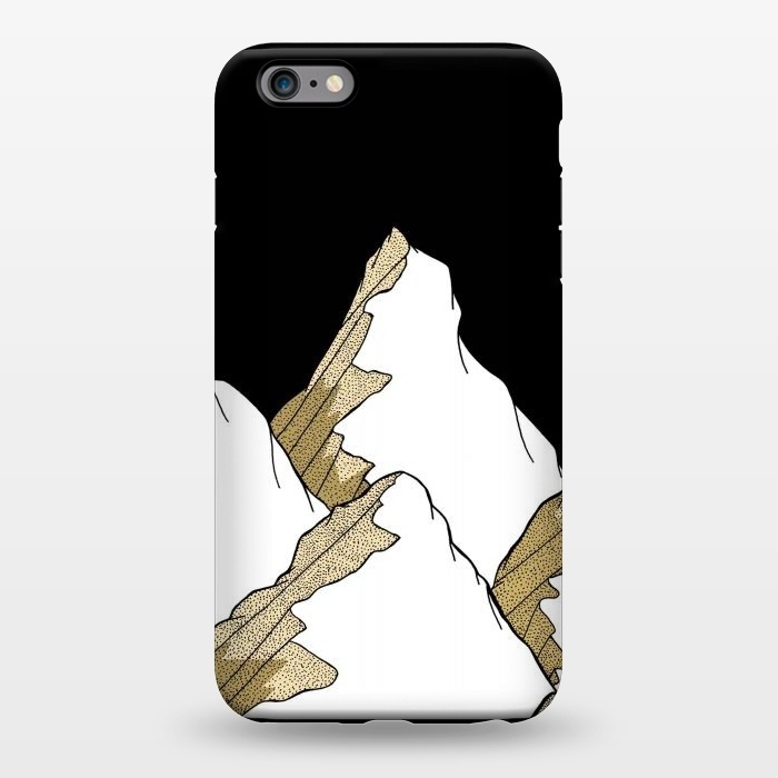 iPhone 6/6s plus StrongFit Gold Tone Mountains by Steve Wade (Swade)