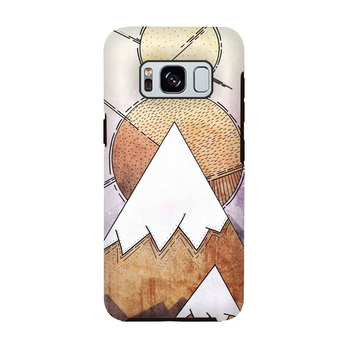 Galaxy S8 StrongFit Metal Mountains by Steve Wade (Swade)