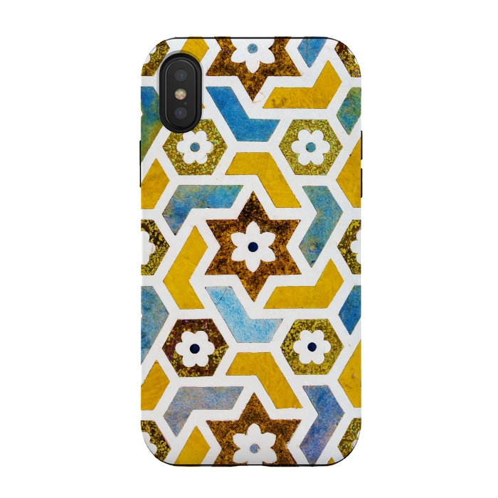 iPhone Xs / X StrongFit Moroccan Bliss by Uma Prabhakar Gokhale
