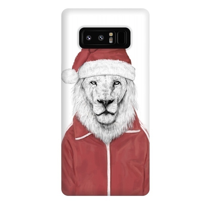 Galaxy Note 8 StrongFit Santa lion by Balazs Solti