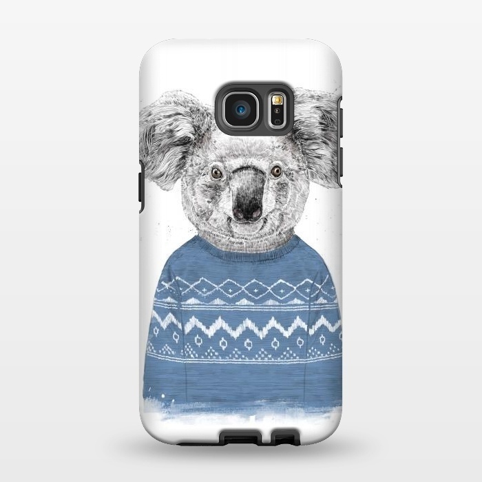 Galaxy S7 EDGE StrongFit Winter koala by Balazs Solti