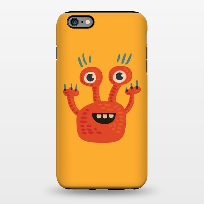 iPhone 6/6s plus StrongFit Funny Big Eyed Smiling Cute Monster by Boriana Giormova