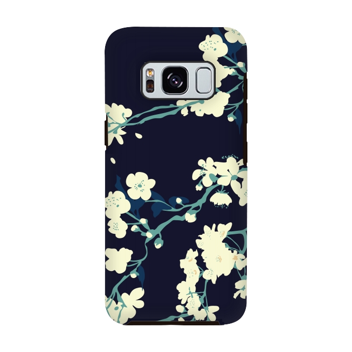 Galaxy S8 StrongFit Cherry Blossoms by Zoe Charlotte