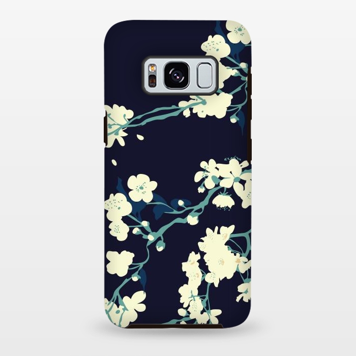 Galaxy S8 plus StrongFit Cherry Blossoms by Zoe Charlotte