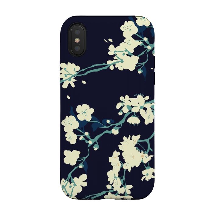 iPhone Xs / X StrongFit Cherry Blossoms by Zoe Charlotte