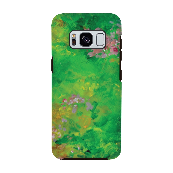 Galaxy S8 StrongFit Impressionist Meadow by Zoe Charlotte