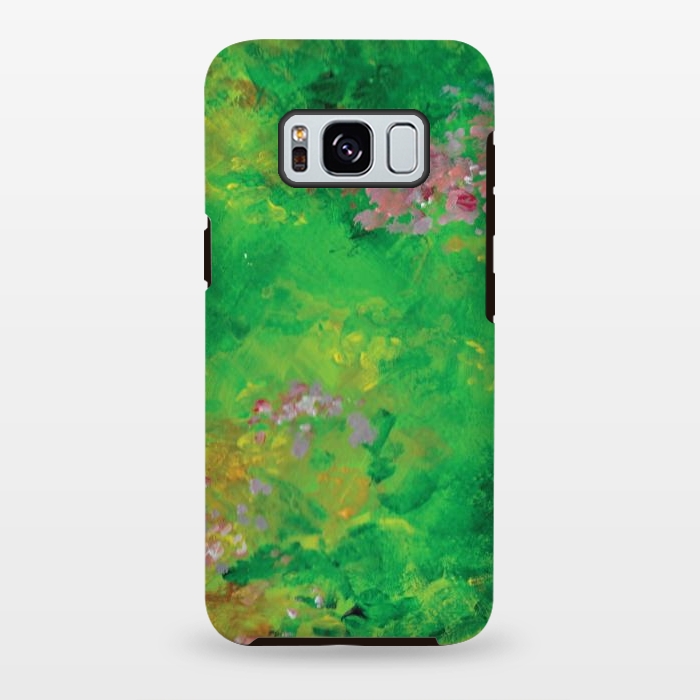 Galaxy S8 plus StrongFit Impressionist Meadow by Zoe Charlotte