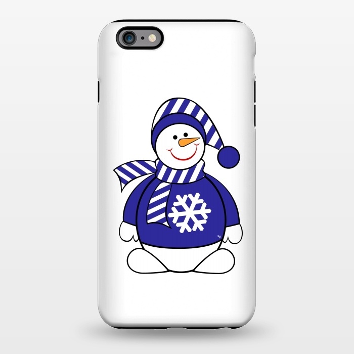 iPhone 6/6s plus StrongFit Cute snowman by Martina