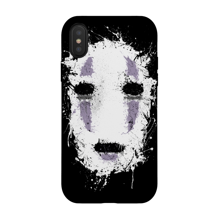 iPhone Xs / X StrongFit Ink no face by Denis Orio Ibañez