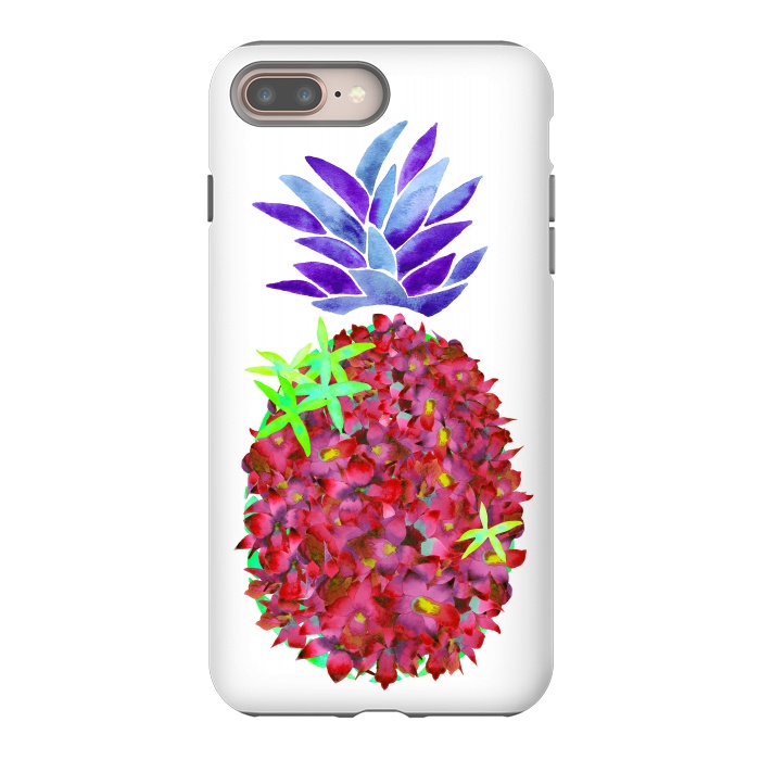 iPhone 7 plus StrongFit Pineapple Punch by Amaya Brydon
