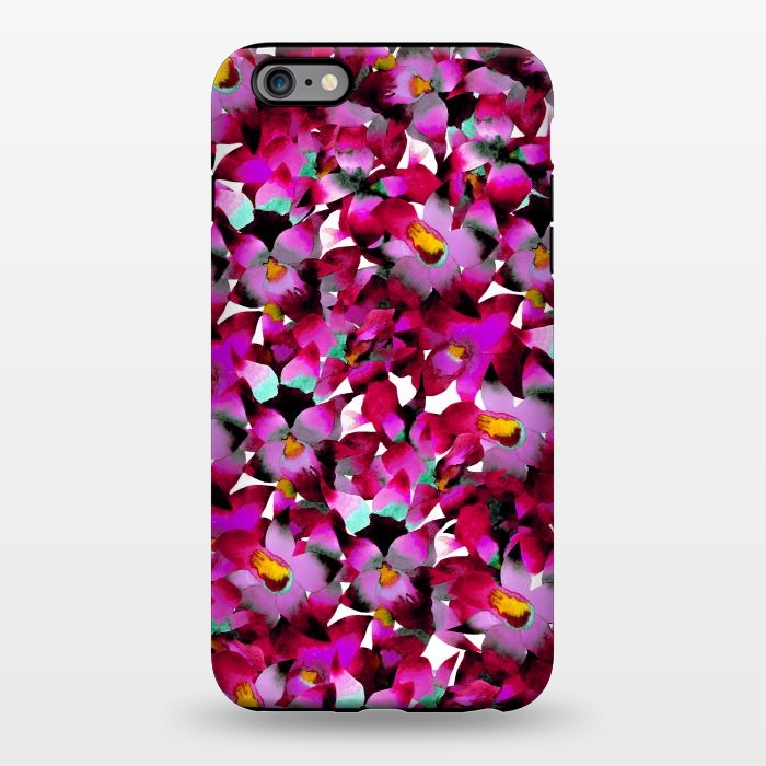 iPhone 6/6s plus StrongFit Pink Floral by Amaya Brydon