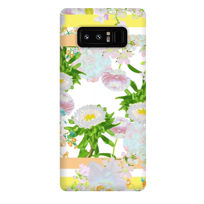 Galaxy Note 8 StrongFit Floral Frame Collage by Zala Farah