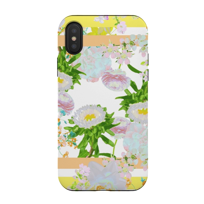 iPhone Xs / X StrongFit Floral Frame Collage by Zala Farah